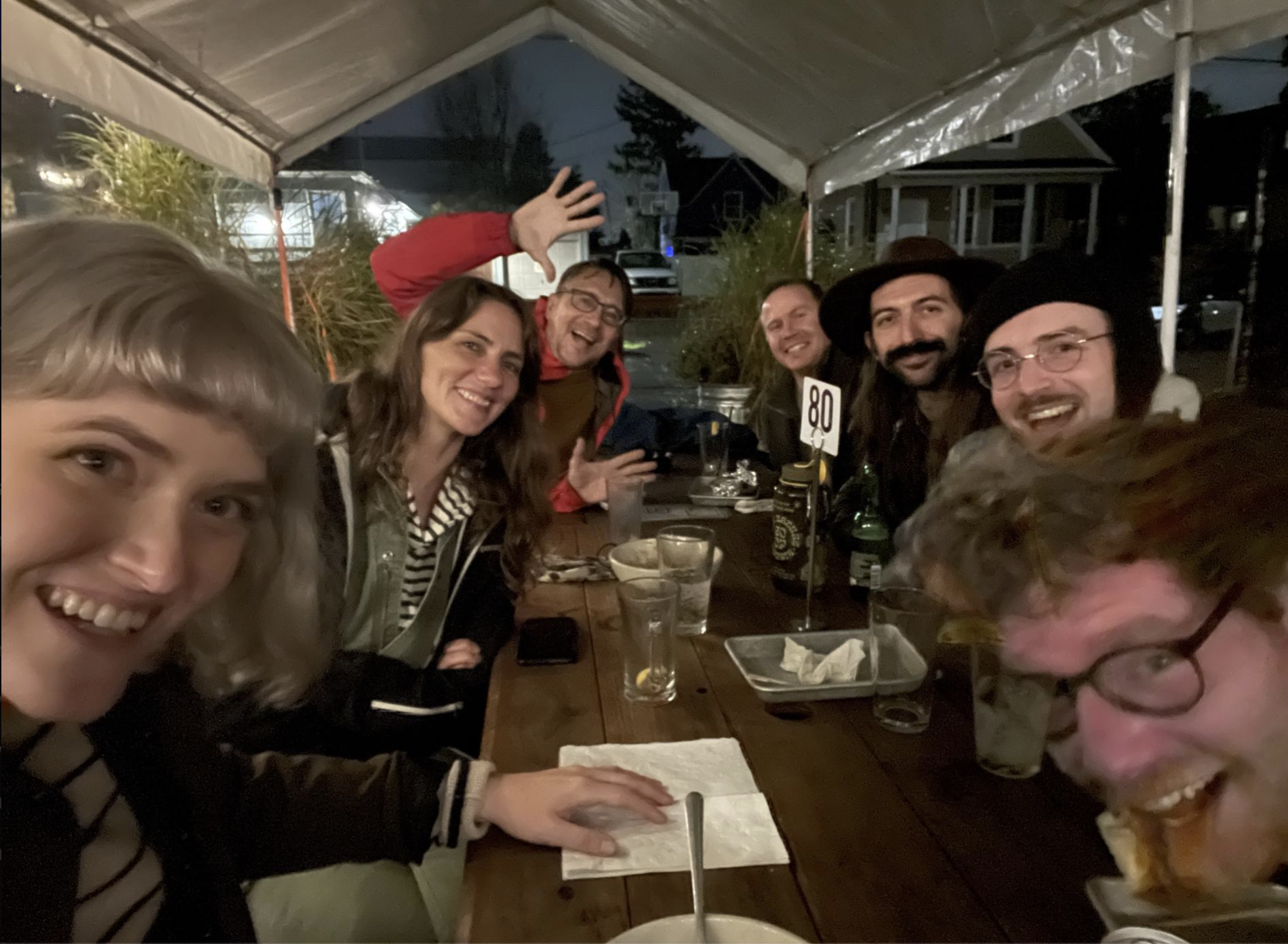 The Portland chapter's first meal together